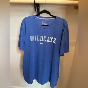 Nike regular fit T-shirt. Blue. University of Kentucky. Wildcats.